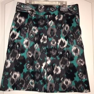 ✨modern print A-line skirt✨